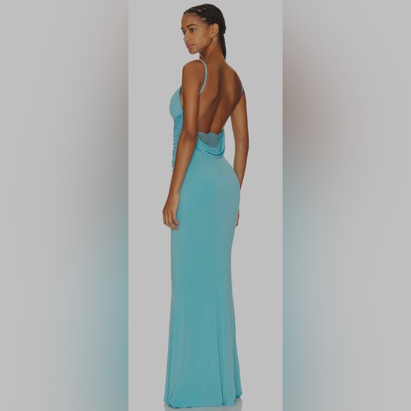 Surreal Gown in Cyan Maxi - Picture 1 of 4